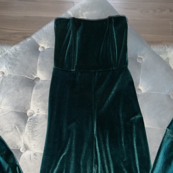 Velvet jumpsuit - Picture 3 of 4